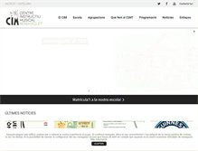 Tablet Screenshot of cimbenimaclet.com